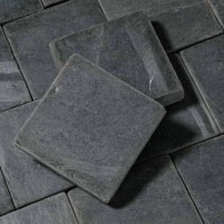 PAVE VIEILLI ARDOISE EBANO 15X15X3